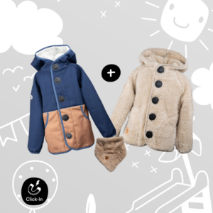 Laste talvekomplekt "Sled Friends" Sinine