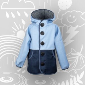 Laste ilmastikukindel softshell jope "Cloud Flight" - sinine