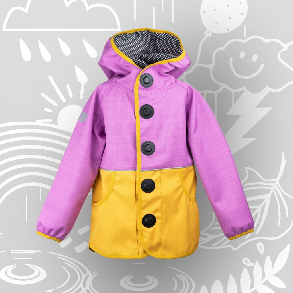 Laste ilmastikukindel softshell jope "Tulip"